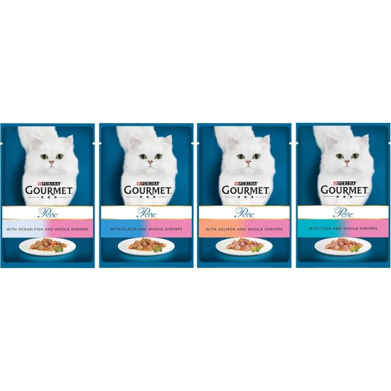 Gourmet Wet Cat Food Perle Country Medley, 96 Pouches, 96 x 85 g Gourmet Wet Cat Food Perle Country Medley, 96 Pouches, 96 x 85 g