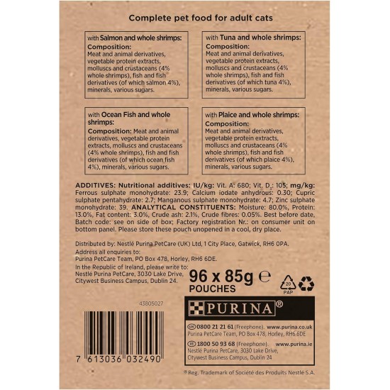 Gourmet Wet Cat Food Perle Country Medley, 96 Pouches, 96 x 85 g Gourmet Wet Cat Food Perle Country Medley, 96 Pouches, 96 x 85 g