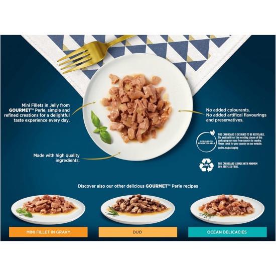 Gourmet Wet Cat Food Perle Country Medley, 96 Pouches, 96 x 85 g Gourmet Wet Cat Food Perle Country Medley, 96 Pouches, 96 x 85 g