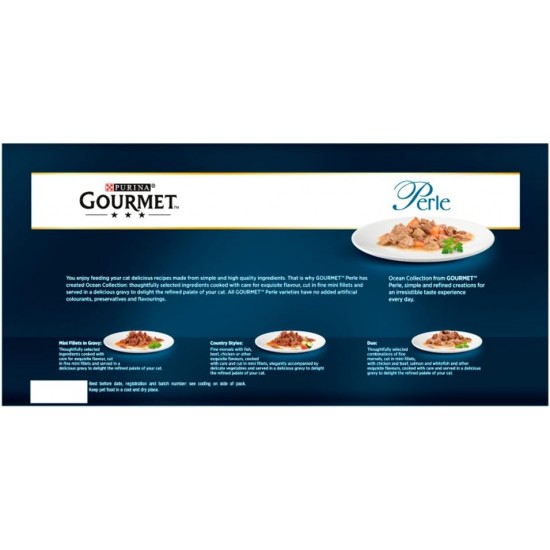 Gourmet Wet Cat Food Perle Country Medley, 96 Pouches, 96 x 85 g Gourmet Wet Cat Food Perle Country Medley, 96 Pouches, 96 x 85 g