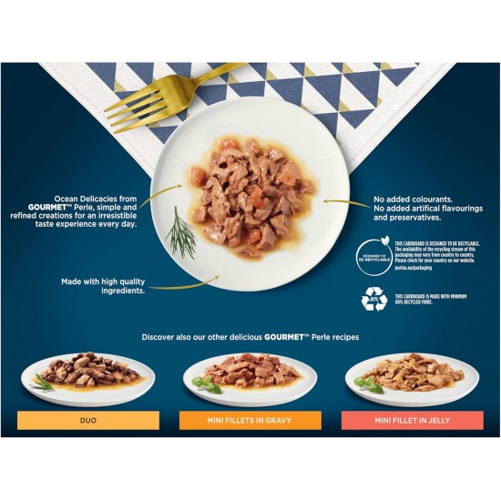 Gourmet Wet Cat Food Perle Country Medley, 96 Pouches, 96 x 85 g Gourmet Wet Cat Food Perle Country Medley, 96 Pouches, 96 x 85 g