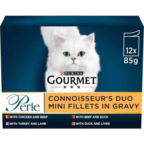 Gourmet Wet Cat Food Perle Country Medley, 96 Pouches, 96 x 85 g Gourmet Wet Cat Food Perle Country Medley, 96 Pouches, 96 x 85 g