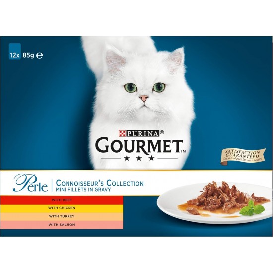 Gourmet Wet Cat Food Perle Country Medley, 96 Pouches, 96 x 85 g Gourmet Wet Cat Food Perle Country Medley, 96 Pouches, 96 x 85 g
