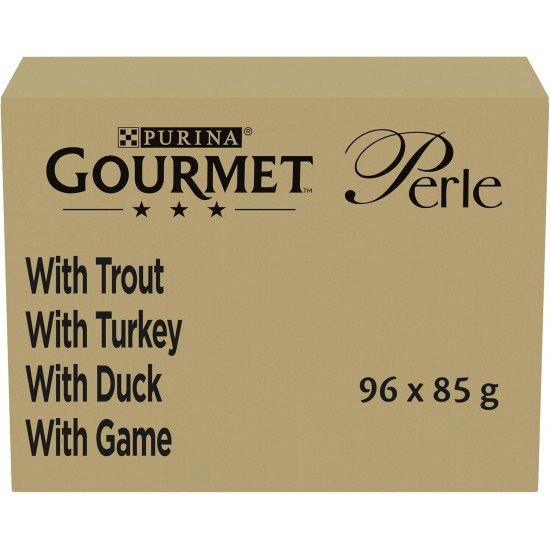 Gourmet Wet Cat Food Perle Country Medley, 96 Pouches, 96 x 85 g Gourmet Wet Cat Food Perle Country Medley, 96 Pouches, 96 x 85 g