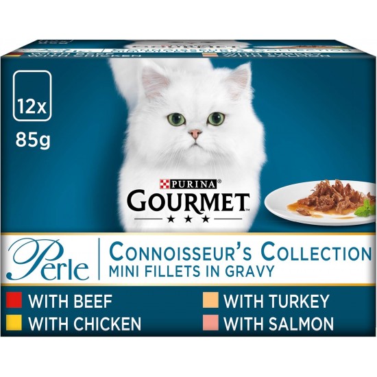 Gourmet Wet Cat Food Perle Country Medley, 96 Pouches, 96 x 85 g Gourmet Wet Cat Food Perle Country Medley, 96 Pouches, 96 x 85 g