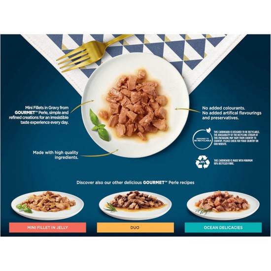 Gourmet Wet Cat Food Perle Country Medley, 96 Pouches, 96 x 85 g Gourmet Wet Cat Food Perle Country Medley, 96 Pouches, 96 x 85 g