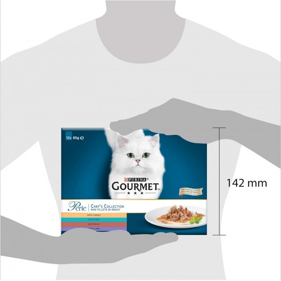 Gourmet Wet Cat Food Perle Country Medley, 96 Pouches, 96 x 85 g Gourmet Wet Cat Food Perle Country Medley, 96 Pouches, 96 x 85 g