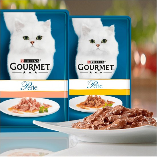 Gourmet Wet Cat Food Perle Country Medley, 96 Pouches, 96 x 85 g Gourmet Wet Cat Food Perle Country Medley, 96 Pouches, 96 x 85 g