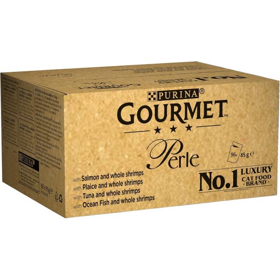 Gourmet Wet Cat Food Perle Country Medley, 96 Pouches, 96 x 85 g Gourmet Wet Cat Food Perle Country Medley, 96 Pouches, 96 x 85 g