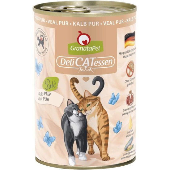 GranataPet Delicatessen Calf PUR, Pack of 1 (1 x 400 g) GranataPet Delicatessen Calf PUR, Pack of 1 (1 x 400 g)