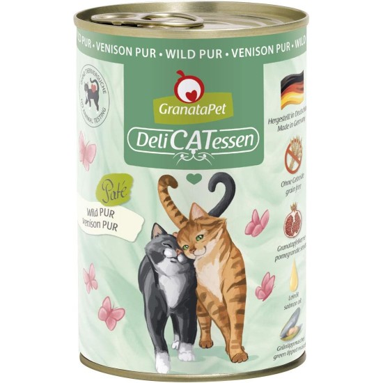 GranataPet Delicatessen Wild PUR, 1 pack (1 x 400 grams), 198349 GranataPet Delicatessen Wild PUR, 1 pack (1 x 400 grams), 198349