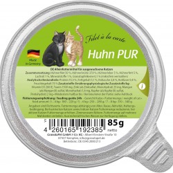 GranataPet Filet à la carte chicken PUR, wet food for cats, fillet pieces without cereals, cat food without added sugar, high meat content, 6 x 85 g GranataPet Filet à la carte chicken PUR, wet food for cats, fillet pieces without cereals, cat food without added sugar, high meat content, 6 x 85 g