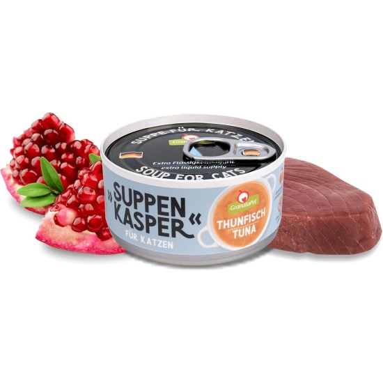 GranataPet Suppenkasper Multipack 6 Varieties, 12 x 70 g, Snacks for Cats, Treats for Extra Hydration, Soup Against Small Hunger, Cat Food without Grains and No Added Sugar GranataPet Suppenkasper Multipack 6 Varieties, 12 x 70 g, Snacks for Cats, Treats for Extra Hydration, Soup Against Small Hunger, Cat Food without Grains and No Added Sugar