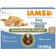 IAMS Delights Sea Collection Cat Food, Wet Grain-Free, Multipack with Fish Varieties in Sauce, Grain-Free Wet Food for Cats from 1 Year, 12 x 85 g IAMS Delights Sea Collection Cat Food, Wet Grain-Free, Multipack with Fish Varieties in Sauce, Grain-Free Wet Food for Cats from 1 Year, 12 x 85 g