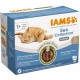 IAMS Delights Sea Collection Cat Food, Wet Grain-Free, Multipack with Fish Varieties in Sauce, Grain-Free Wet Food for Cats from 1 Year, 12 x 85 g IAMS Delights Sea Collection Cat Food, Wet Grain-Free, Multipack with Fish Varieties in Sauce, Grain-Free Wet Food for Cats from 1 Year, 12 x 85 g
