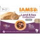 IAMS Delights Senior Wet Cat Food, Multipack with Chicken and Fish in Sauce, High-Quality Wet Food for Older Cats from 7 Years, 12 x 85 g IAMS Delights Senior Wet Cat Food, Multipack with Chicken and Fish in Sauce, High-Quality Wet Food for Older Cats from 7 Years, 12 x 85 g