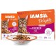 IAMS Delights Senior Wet Cat Food, Multipack with Chicken and Fish in Sauce, High-Quality Wet Food for Older Cats from 7 Years, 12 x 85 g IAMS Delights Senior Wet Cat Food, Multipack with Chicken and Fish in Sauce, High-Quality Wet Food for Older Cats from 7 Years, 12 x 85 g