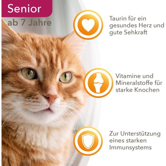 IAMS Delights Senior Wet Cat Food, Multipack with Chicken and Fish in Sauce, High-Quality Wet Food for Older Cats from 7 Years, 12 x 85 g IAMS Delights Senior Wet Cat Food, Multipack with Chicken and Fish in Sauce, High-Quality Wet Food for Older Cats from 7 Years, 12 x 85 g
