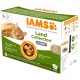 IAMS Delights Senior Wet Cat Food, Multipack with Chicken and Fish in Sauce, High-Quality Wet Food for Older Cats from 7 Years, 12 x 85 g IAMS Delights Senior Wet Cat Food, Multipack with Chicken and Fish in Sauce, High-Quality Wet Food for Older Cats from 7 Years, 12 x 85 g