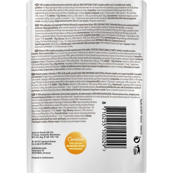 IAMS Delights Wet Cat Food with Tuna & Herring in Jelly - Multipack for Adult Cats, 24 x 85 g IAMS Delights Wet Cat Food with Tuna & Herring in Jelly - Multipack for Adult Cats, 24 x 85 g