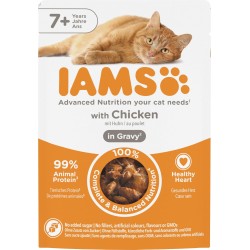 Iams Cat Delights, Senior Chick Gravy, 85 g Iams Cat Delights, Senior Chick Gravy, 85 g