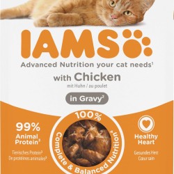 Iams Cat Delights, Senior Chick Gravy, 85 g Iams Cat Delights, Senior Chick Gravy, 85 g
