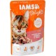 Iams Delights Adult With Delicious Salmon and Trout In Jelly, 85 g Iams Delights Adult With Delicious Salmon and Trout In Jelly, 85 g