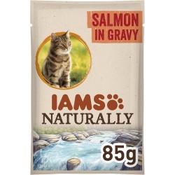 Iams Naturally Adult Cat With North Atlantic Salmon In Gravy, 85 g