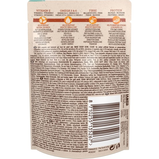 Iams Naturally Adult Cats Wet Tuna Food Iams Naturally Adult Cats Wet Tuna Food