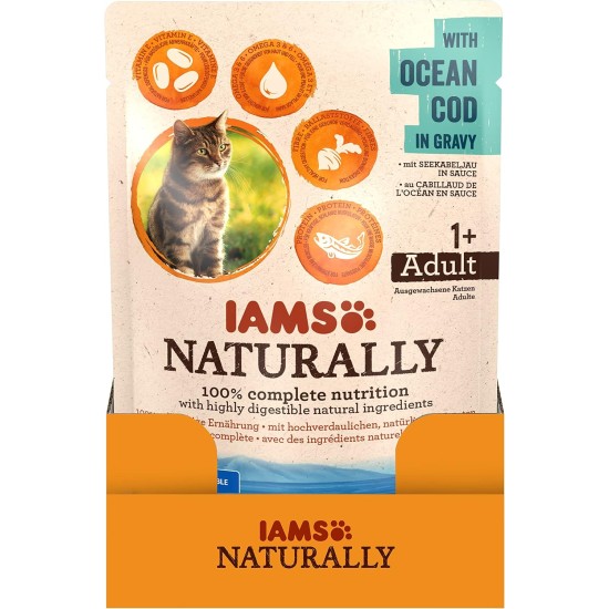 Iams Naturally Adult Cats Wet Tuna Food Iams Naturally Adult Cats Wet Tuna Food