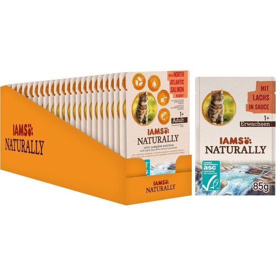 Iams Naturally Adult Cats Wet Tuna Food Iams Naturally Adult Cats Wet Tuna Food