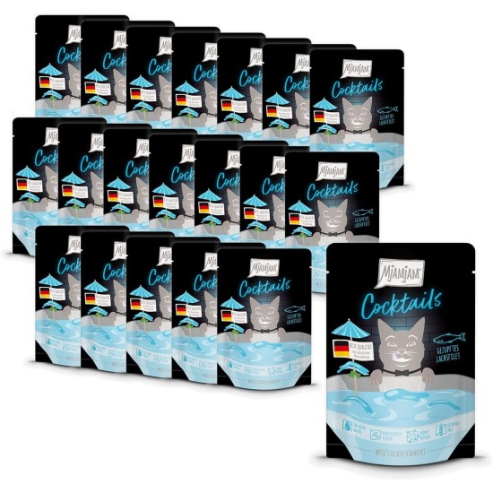 MjAMjAM - Delicious drink for cats - cocktails - plucked chicken meat, pack of 20 (20 x 40), grain-free MjAMjAM - Delicious drink for cats - cocktails - plucked chicken meat, pack of 20 (20 x 40), grain-free