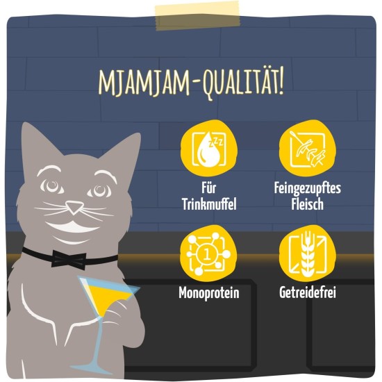 MjAMjAM - Delicious drink for cats - cocktails - plucked chicken meat, pack of 20 (20 x 40), grain-free MjAMjAM - Delicious drink for cats - cocktails - plucked chicken meat, pack of 20 (20 x 40), grain-free