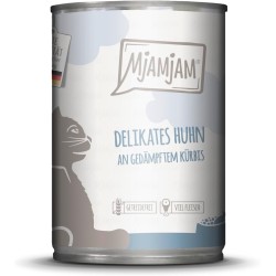 MjAMjAM - Premium Wet Food for Cats - Delicate Chicken on Steamed Pumpkin, Pack of 1 (1 x 400 g), Grain-Free with Extra Meat MjAMjAM - Premium Wet Food for Cats - Delicate Chicken on Steamed Pumpkin, Pack of 1 (1 x 400 g), Grain-Free with Extra Meat