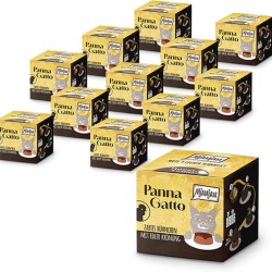 MjAMjAM - Premium Wet Food for Cats - Panna Gatto - Delicate Chicken with Elegant Crowning, Pack of 12 (2 x 80 g), Grain-Free MjAMjAM - Premium Wet Food for Cats - Panna Gatto - Delicate Chicken with Elegant Crowning, Pack of 12 (2 x 80 g), Grain-Free