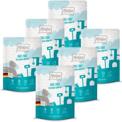 MjAMjAM - Premium Wet Food for Cats - Quetschie - Delicate Goat on Delicious Carrots, Pack of 6 (6 x 300 g), Grain-Free with Extra Meat MjAMjAM - Premium Wet Food for Cats - Quetschie - Delicate Goat on Delicious Carrots, Pack of 6 (6 x 300 g), Grain-Free with Extra Meat