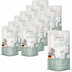 MjAMjAM - Premium Wet Food for Cats - Quetschie - Duo of Excellent Veal & Herring, Pack of 12 (12 x 125 g), Grain-Free MjAMjAM - Premium Wet Food for Cats - Quetschie - Duo of Excellent Veal & Herring, Pack of 12 (12 x 125 g), Grain-Free