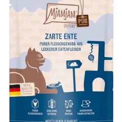 MjAMjAM - Premium Wet Food for Cats - Quetschie - Pure Meat Enjoyment - Pure Delicate Duck 1 Pack (1 x 300 g), Grain-Free with Extra Meat MjAMjAM - Premium Wet Food for Cats - Quetschie - Pure Meat Enjoyment - Pure Delicate Duck 1 Pack (1 x 300 g), Grain-Free with Extra Meat