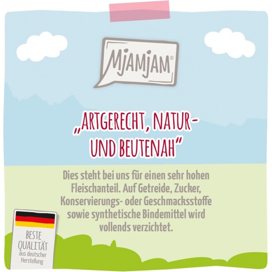 MjAMjAM - Premium Wet Food for Cats - Quetschie - Pure Meat Enjoyment - Pure Delicate Duck 6 Pack (6 x 300 g), Grain-Free with Extra Meat MjAMjAM - Premium Wet Food for Cats - Quetschie - Pure Meat Enjoyment - Pure Delicate Duck 6 Pack (6 x 300 g), Grain-Free with Extra Meat