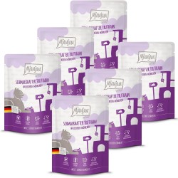 MjAMjAM - Premium Wet Food for Cats - Quetschie - Tasty Turkey on Delicious Carrots, Pack of 6 (6 x 300 g), Grain-Free with Extra Meat MjAMjAM - Premium Wet Food for Cats - Quetschie - Tasty Turkey on Delicious Carrots, Pack of 6 (6 x 300 g), Grain-Free with Extra Meat