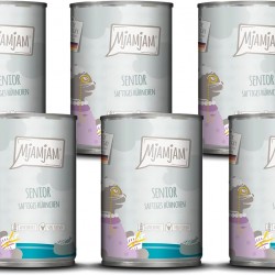 MjAMjAM - Premium Wet Food for Cats - Senior - Juicy Chicken, Pack of 6 (6 x 400 g), Grain-Free MjAMjAM - Premium Wet Food for Cats - Senior - Juicy Chicken, Pack of 6 (6 x 400 g), Grain-Free