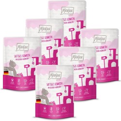 MjAMjAM - Premium Wet Food for Cats - Squeeze - Juicy Pig on Delicious Carrots, Pack of 6 (6 x 300 g), Grain-Free with Extra Meat MjAMjAM - Premium Wet Food for Cats - Squeeze - Juicy Pig on Delicious Carrots, Pack of 6 (6 x 300 g), Grain-Free with Extra Meat