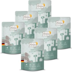 MjAMjAM - Premium Wet Food for Cats - Squeezy Insect with Excellent Calf 300 g, Pack of 6 (6 x 300 g), Natural with Extra Meat MjAMjAM - Premium Wet Food for Cats - Squeezy Insect with Excellent Calf 300 g, Pack of 6 (6 x 300 g), Natural with Extra Meat