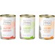 MjAMjAM - Premium wet food for cats - Mix package 1 - Chicken, beef, hearts, 6-pack (6 x 400 g), grain-free with extra meat MjAMjAM - Premium wet food for cats - Mix package 1 - Chicken, beef, hearts, 6-pack (6 x 400 g), grain-free with extra meat