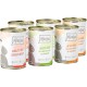 MjAMjAM - Premium wet food for cats - Mix package 1 - Chicken, beef, hearts, 6-pack (6 x 400 g), grain-free with extra meat MjAMjAM - Premium wet food for cats - Mix package 1 - Chicken, beef, hearts, 6-pack (6 x 400 g), grain-free with extra meat