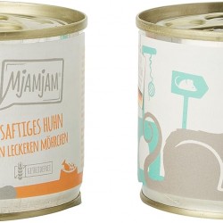 MjAMjAM - Premium wet food for cats - Monopackage 1 - with chicken and turkey, 6-pack (6 x 200 g), grain-free with lots of meat MjAMjAM - Premium wet food for cats - Monopackage 1 - with chicken and turkey, 6-pack (6 x 200 g), grain-free with lots of meat