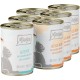MjAMjAM - Premium wet food for cats - Monopackage 1 - with chicken and turkey, 6-pack (6 x 200 g), grain-free with lots of meat MjAMjAM - Premium wet food for cats - Monopackage 1 - with chicken and turkey, 6-pack (6 x 200 g), grain-free with lots of meat