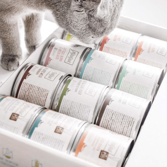 MjAMjAM - Premium wet food for cats - Monopackage 1 - with chicken and turkey, 6-pack (6 x 200 g), grain-free with lots of meat MjAMjAM - Premium wet food for cats - Monopackage 1 - with chicken and turkey, 6-pack (6 x 200 g), grain-free with lots of meat