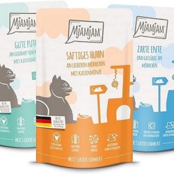 MjAMjAM MjAMjAM - Mix Pack IV 4 x Chicken, 4 x Duck & Poultry, 4 x Turkey 12 x 125 g, 1 Pack (1 x 1.5 kg) MjAMjAM MjAMjAM - Mix Pack IV 4 x Chicken, 4 x Duck & Poultry, 4 x Turkey 12 x 125 g, 1 Pack (1 x 1.5 kg)