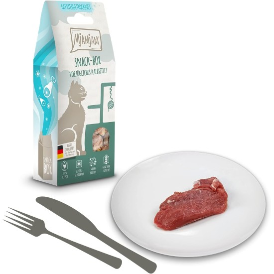 MjAMjAM Premium Cat Snack, Snack Bag, Culinary Wild Salmon, Pack of 1 (1 x 125 g), Natural, No Synthetic Preservatives MjAMjAM Premium Cat Snack, Snack Bag, Culinary Wild Salmon, Pack of 1 (1 x 125 g), Natural, No Synthetic Preservatives